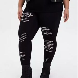 New Full Length Signature Waist Split Backed Legging Size 2